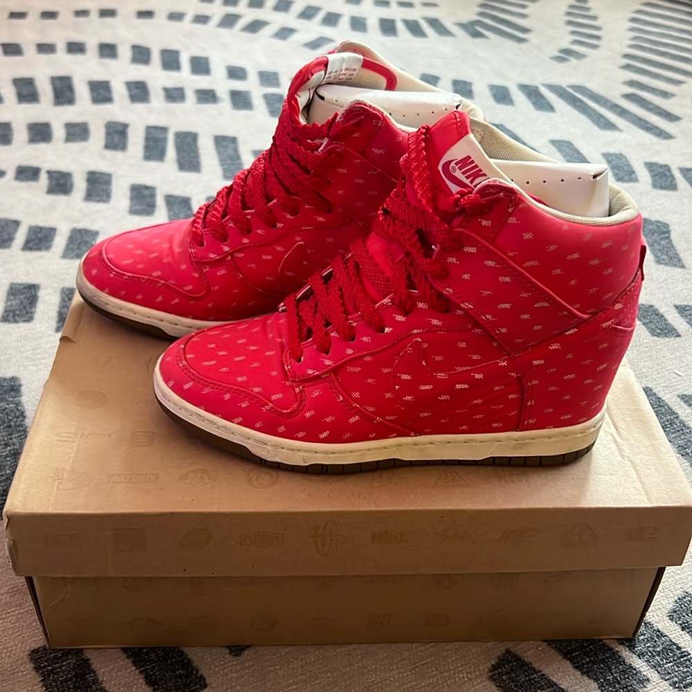 Nike Dunk Sky Hi Print sneaker wedges - Picture 1 of 5